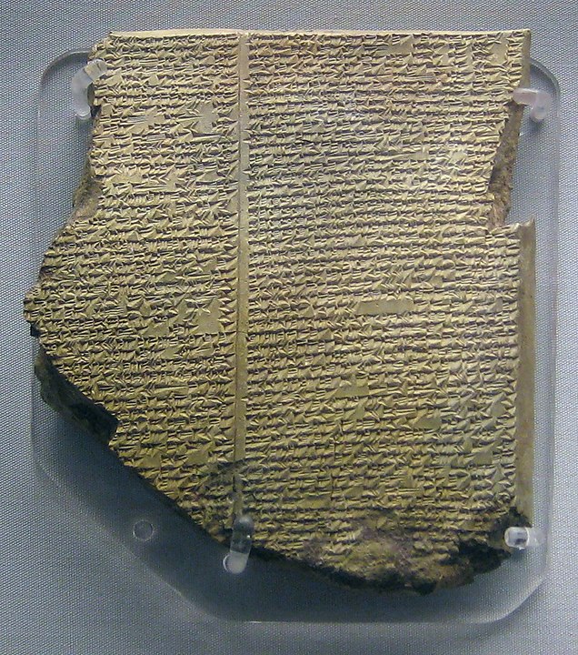 Clay tablet of "The Epic of Gilgamesh"