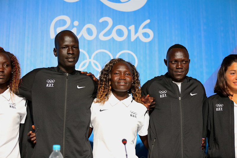 First refugee Olympic team at Rio Olympics, 2016