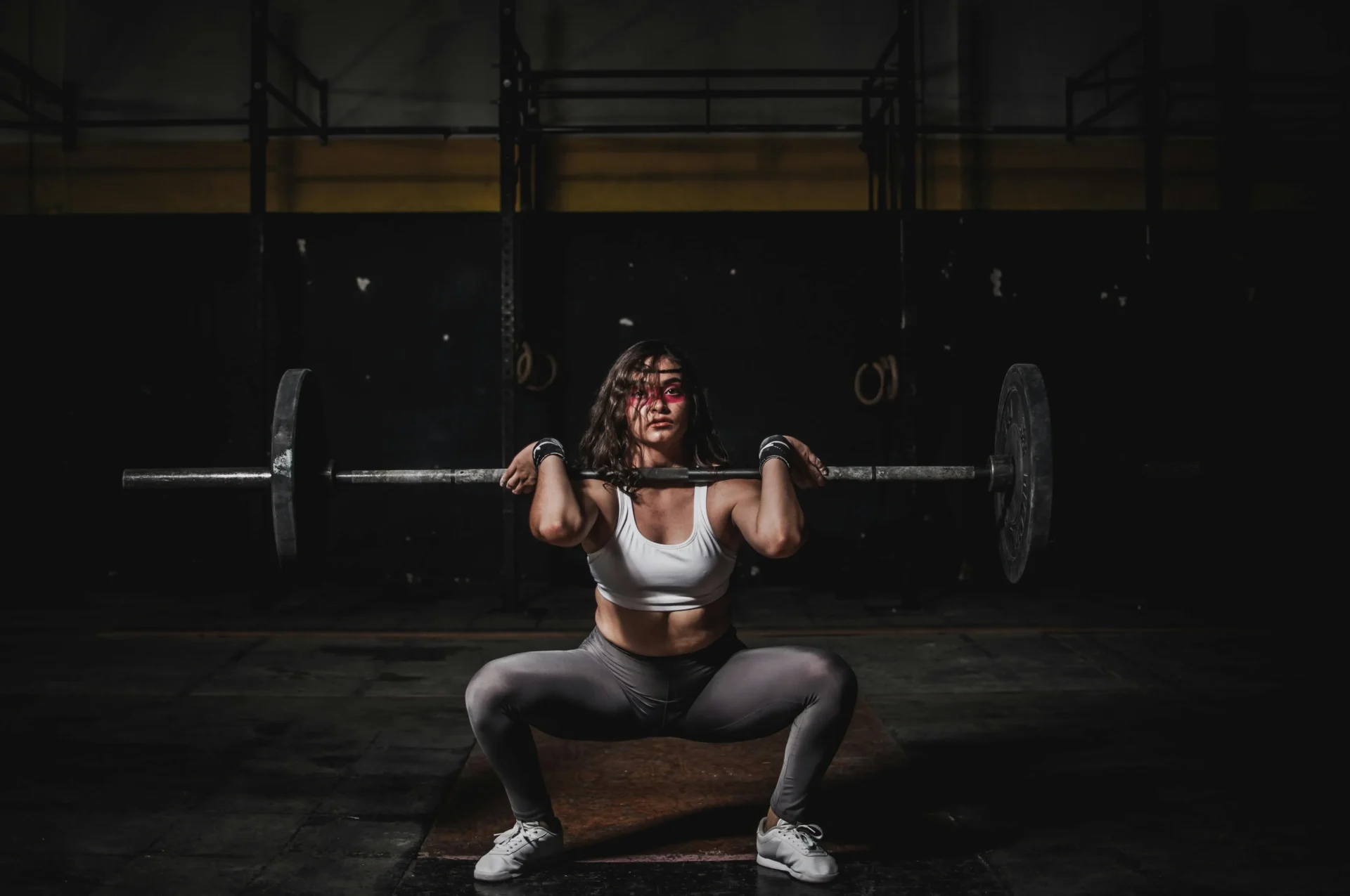 Woman Lifting Barbell
